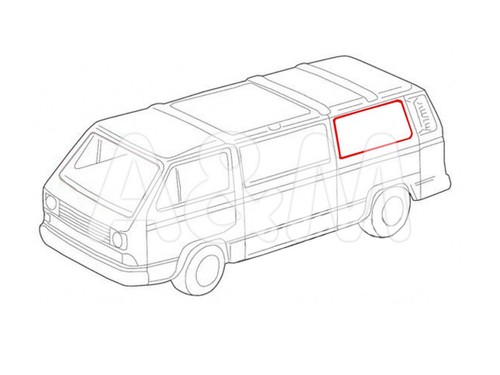 Seitenscheibendichtung - vw, t3